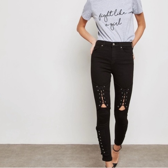 TOPSHOP MOTO JAMIE HIGH WAIST JEANS - Picture 7 of 7